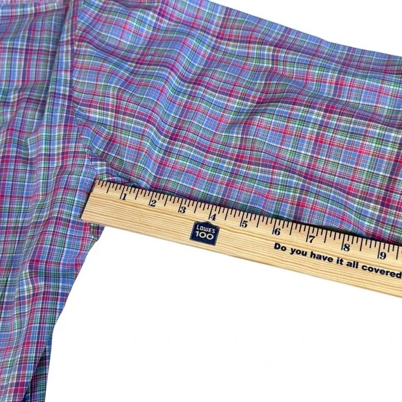 Polo Ralph Lauren Oxford Shirt Mens M Pink Plaid  Cotton Logo - Picture 7 of 7